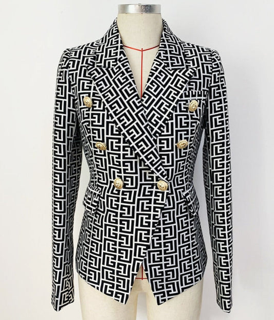 Runa Designer Jacquard Blazer