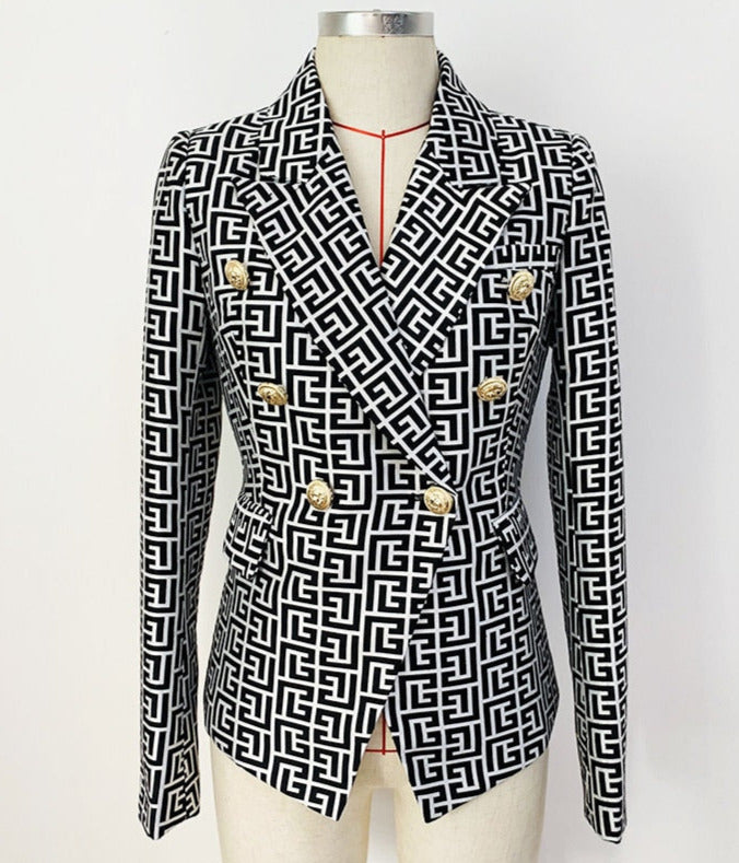 Runa Designer Jacquard Blazer