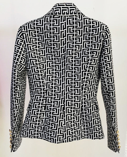 Runa Designer Jacquard Blazer