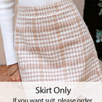 Iva Plaid two-piece Set