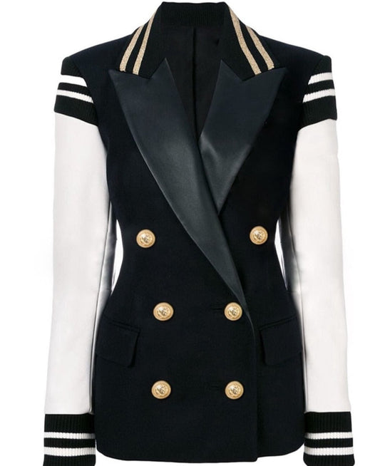 Stylish Patchwork Blazer