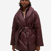 Ruby Loose PU Leather Coat