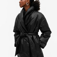 Ruby Loose PU Leather Coat