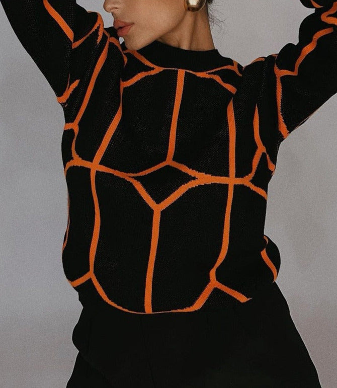 Sofi Elegant Print Pullover