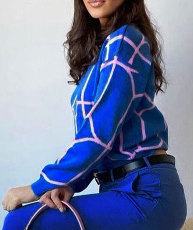 Sofi Elegant Print Pullover