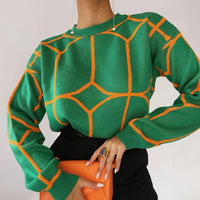 Sofi Elegant Print Pullover