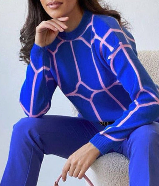 Sofi Elegant Print Pullover