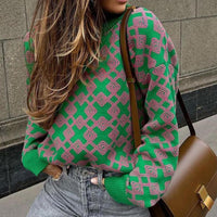 Sofi Elegant Print Pullover