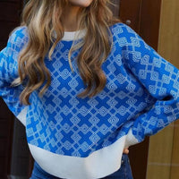 Sofi Elegant Print Pullover