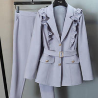 New Style Straight Pants&Blazer Suit