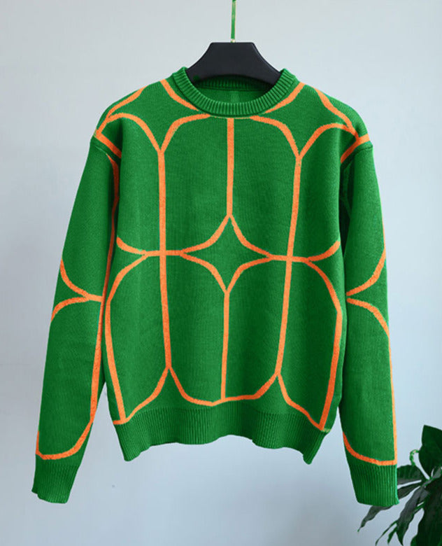 Sofi Elegant Print Pullover