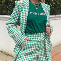 Iva Plaid two-piece Set