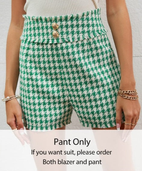 Iva Plaid two-piece Set