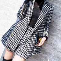 Houndstooth Tweed Two-piece Suit