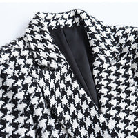 Houndstooth Tweed Two-piece Suit