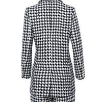 Houndstooth Tweed Two-piece Suit