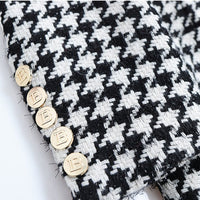 Houndstooth Tweed Two-piece Suit
