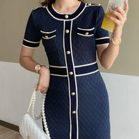 Spring Small Knitting Dress