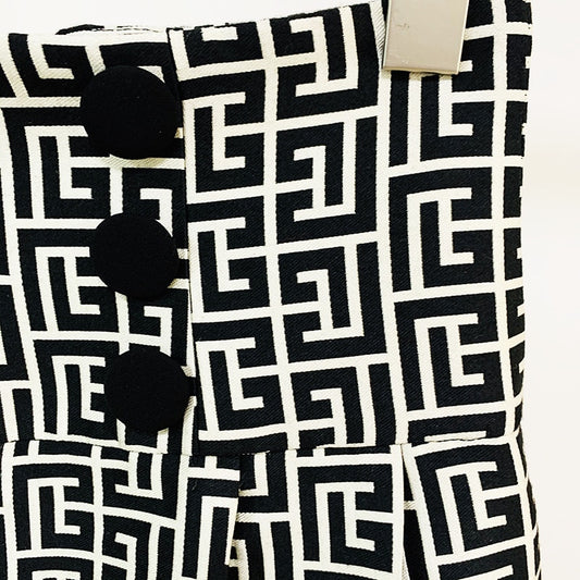 Geometric Jacquard  Blazer&Pants