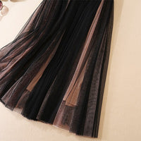 LEISA TOP & MESH SKIRT