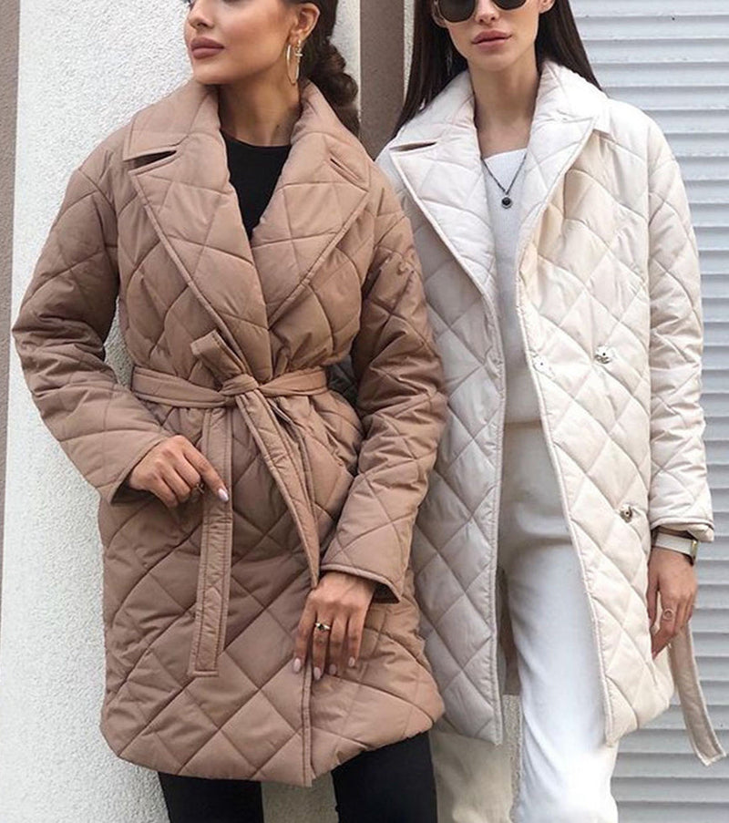 Padded  Elegant Quilted Coat