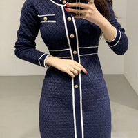 Spring Small Knitting Dress