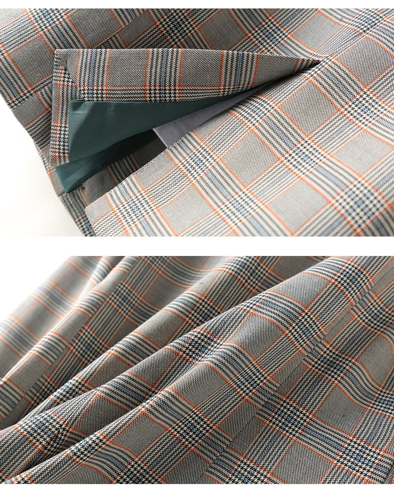 Business Plaid Spring Blazer