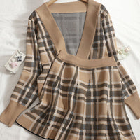 Wendy knitted two-piece suit