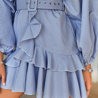 Sandra Ruffle mini Dress