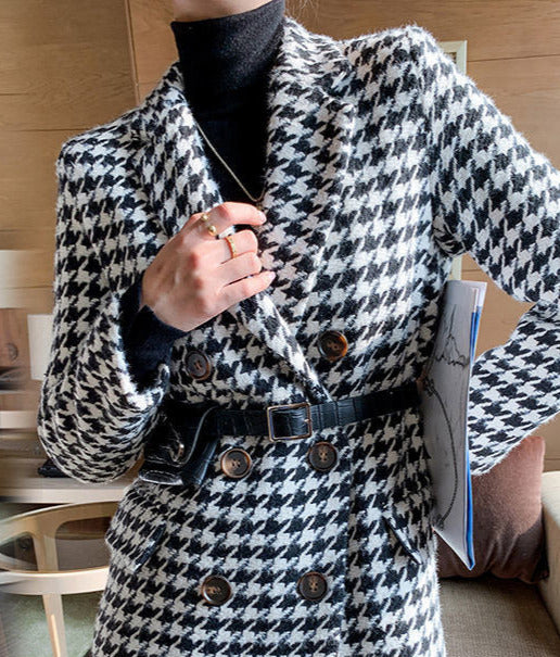 Lanny Houndstooth Coat