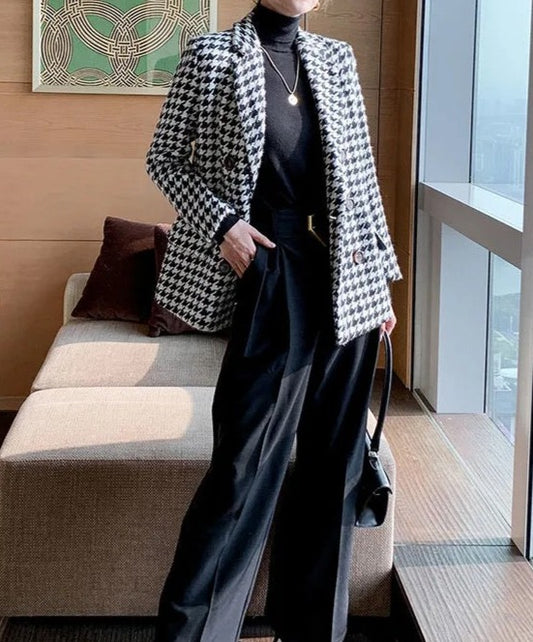 Lanny Houndstooth Coat