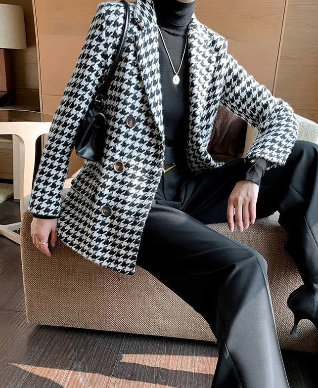 Lanny Houndstooth Coat