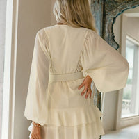 Sandra Ruffle mini Dress