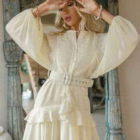 Sandra Ruffle mini Dress