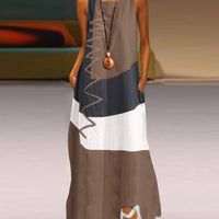 Summer Patchwork Maxi Dress