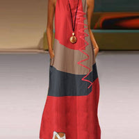 Summer Patchwork Maxi Dress