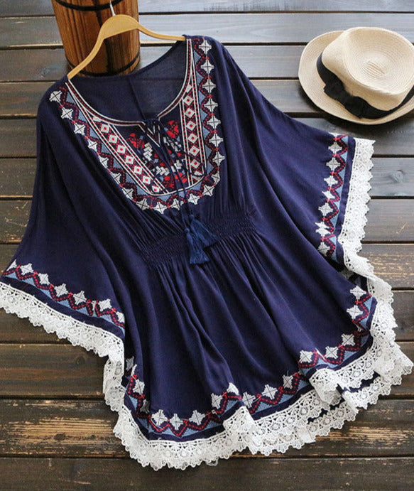 Style Embroidery Shirt