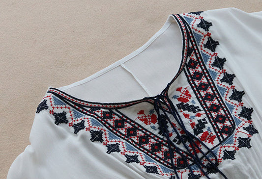Style Embroidery Shirt