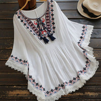 Style Embroidery Shirt