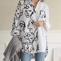 Zenna Printed Patchwork Blouse