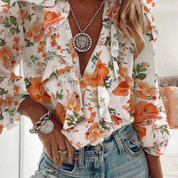 VERA RUFFLED BLOUSE