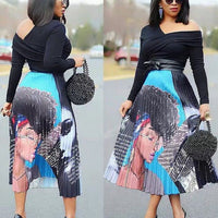 PAULA PLEATED SKIRT